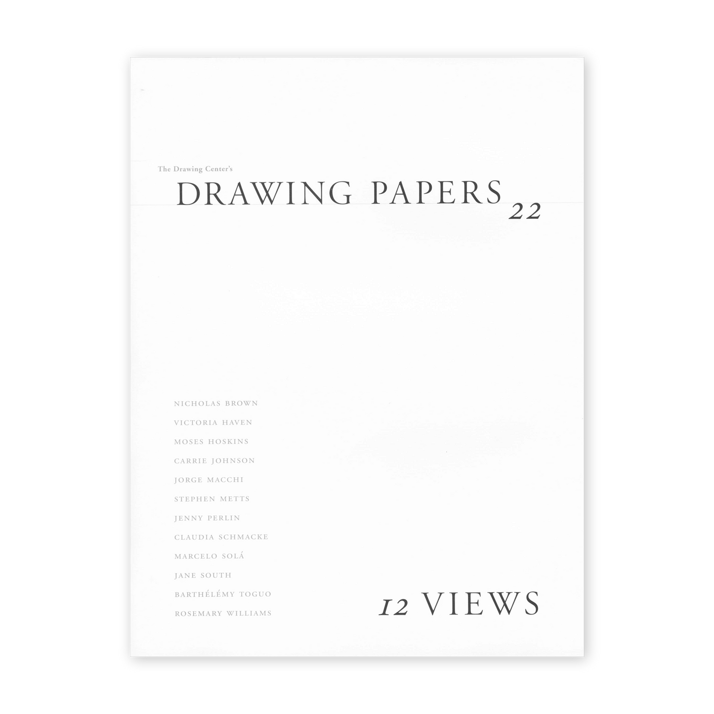 Front cover for "12 Views"