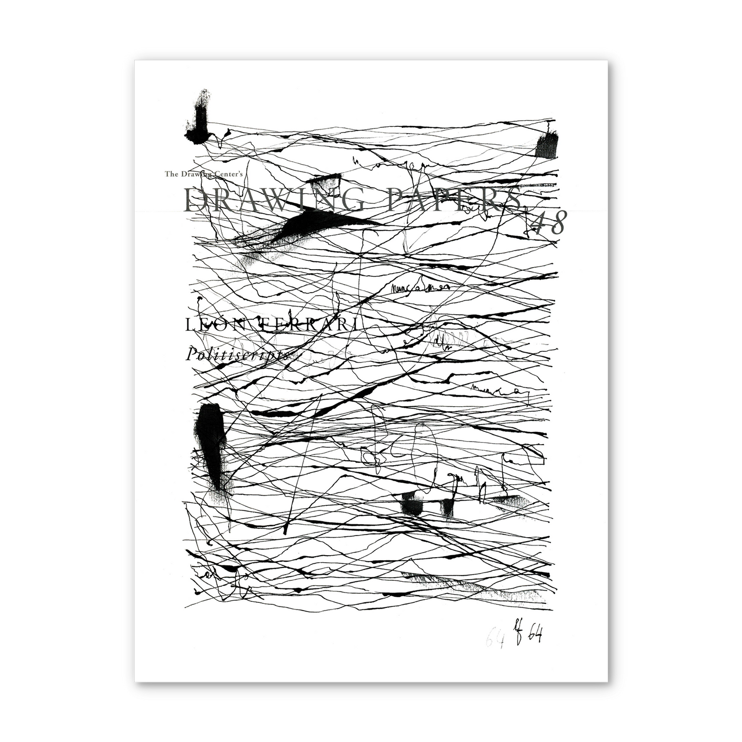Front cover for "León Ferrari: Politiscripts"