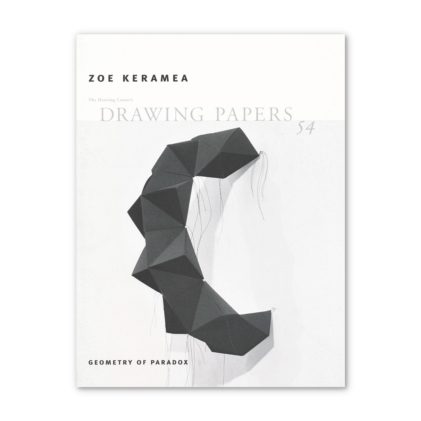 Front page for "Zoe Keramea: Geometry of Paradox"