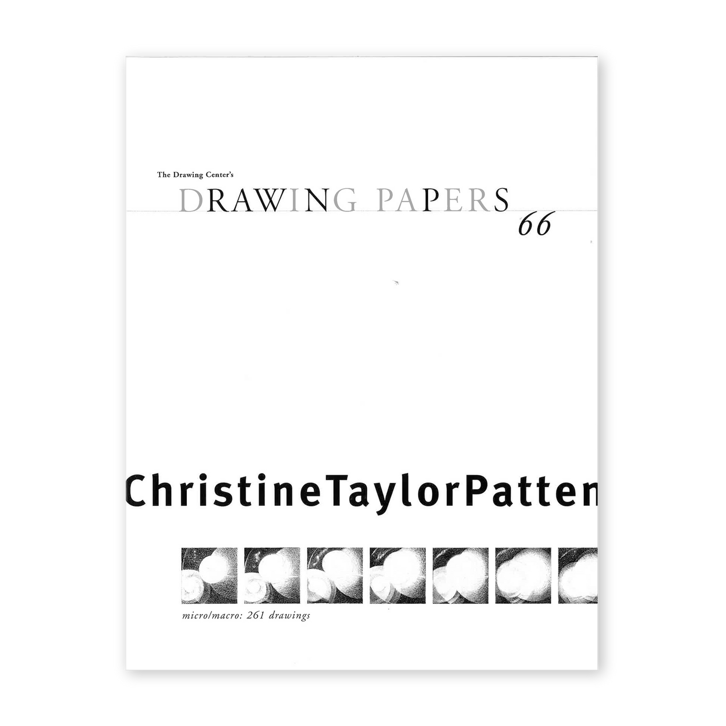 Front cover for "Christine Taylor Patten: micro/macro: 261 drawings"