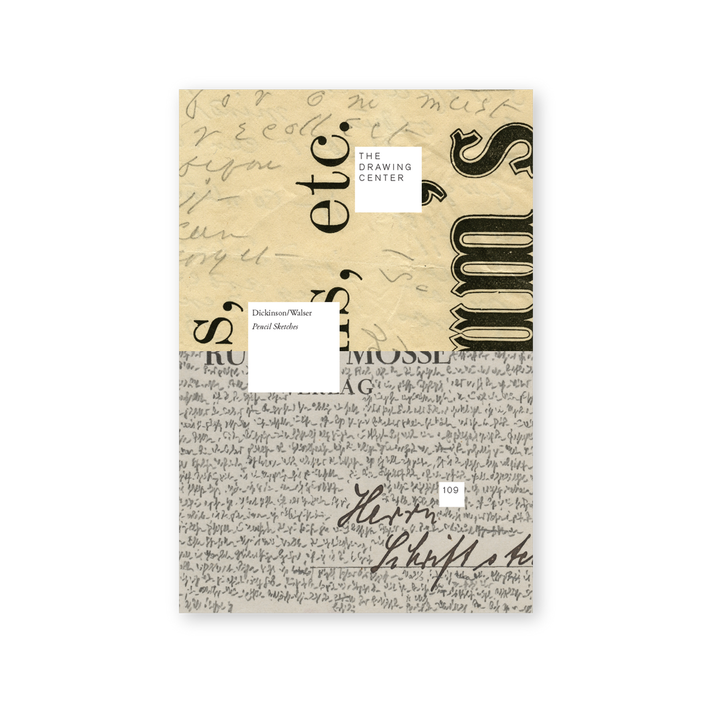 Front cover for "Dickinson/Walser: Pencil Sketches"