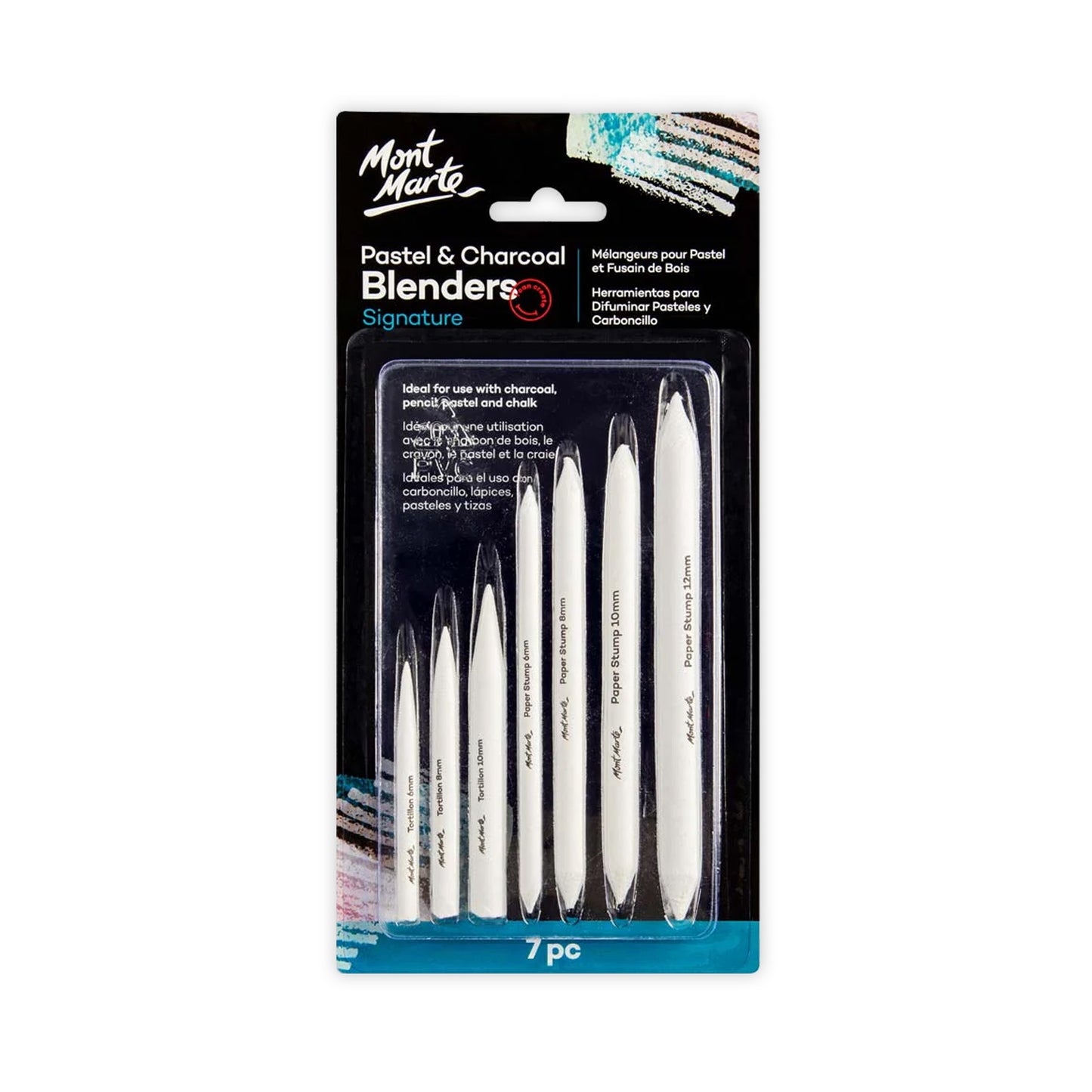 Pastel & Charcoal Blenders 7pc Set