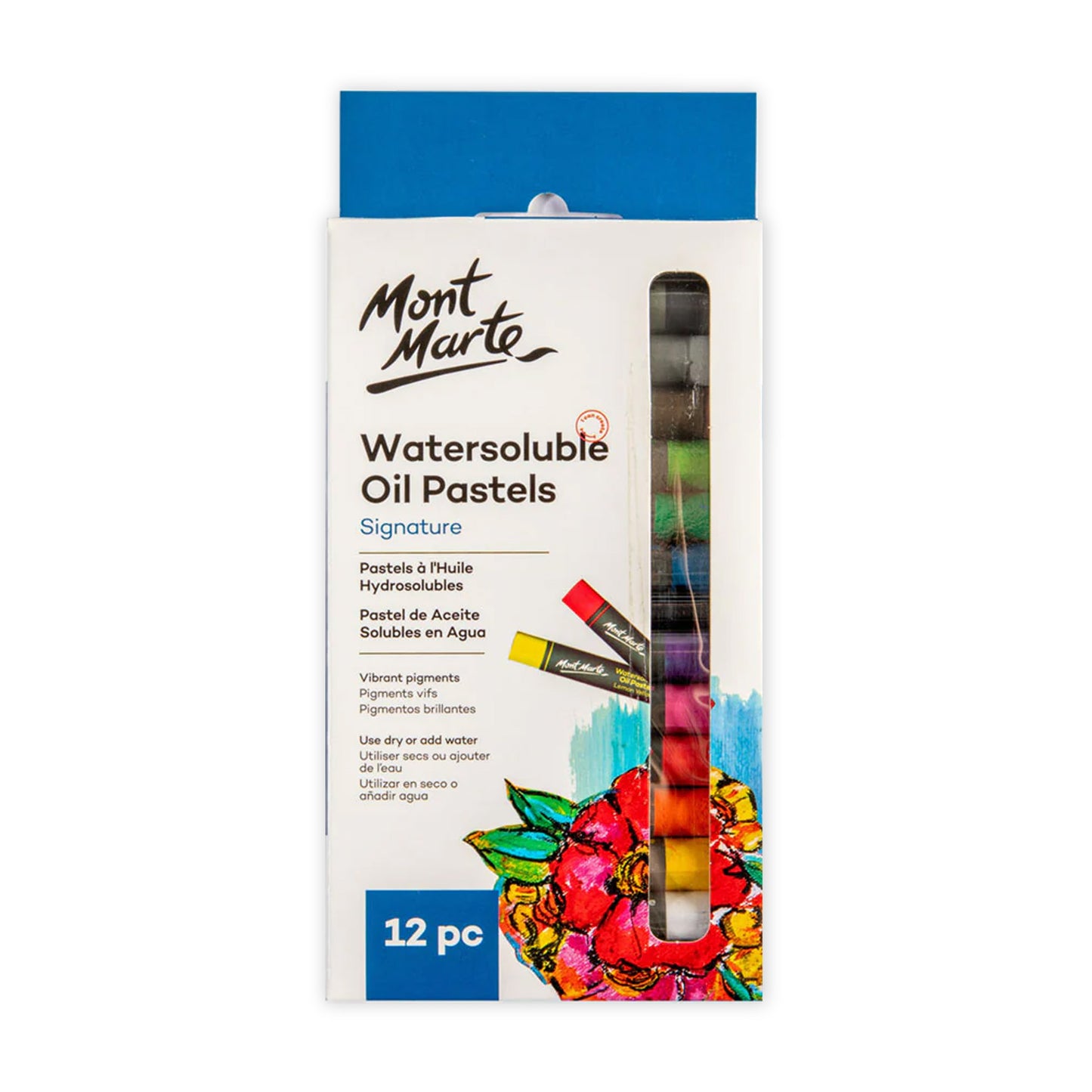 Water-Soluble Oil Pastels Signature 12pc