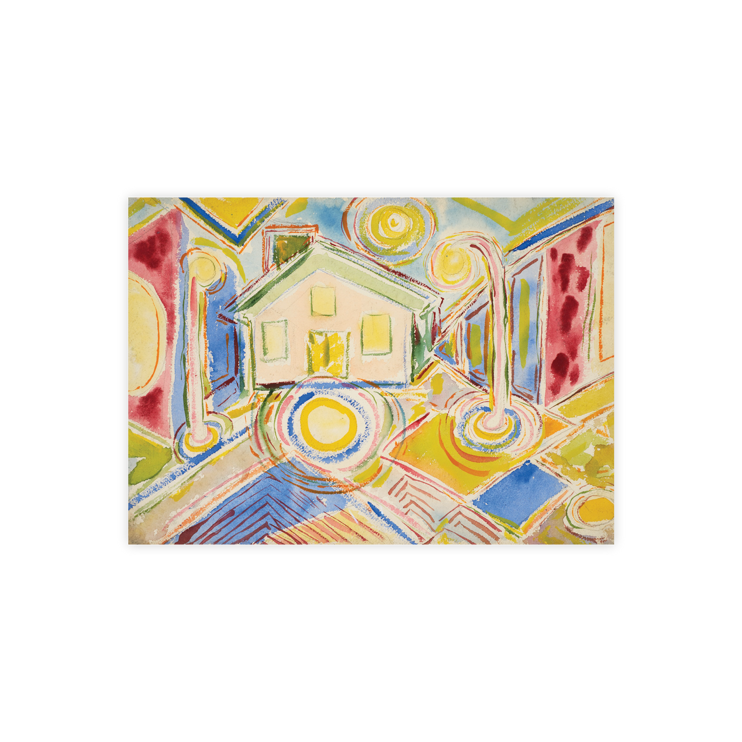 Beauford Delaney, Untitled (New York, NY), c. 1945 Notecard