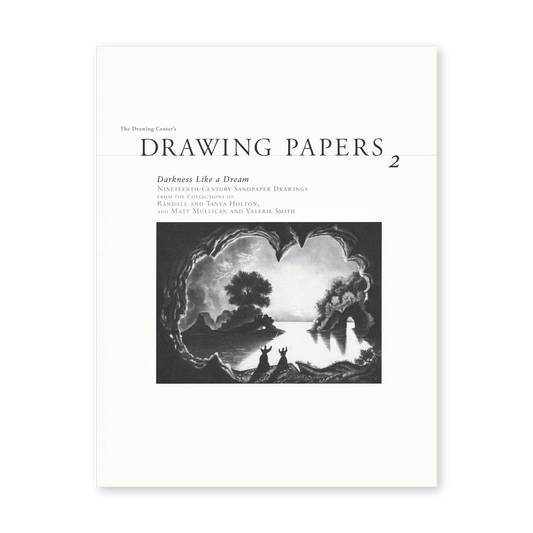 Front cover for "Darkness Like A Dream: Nineteenth Century Sandpaper Drawings"