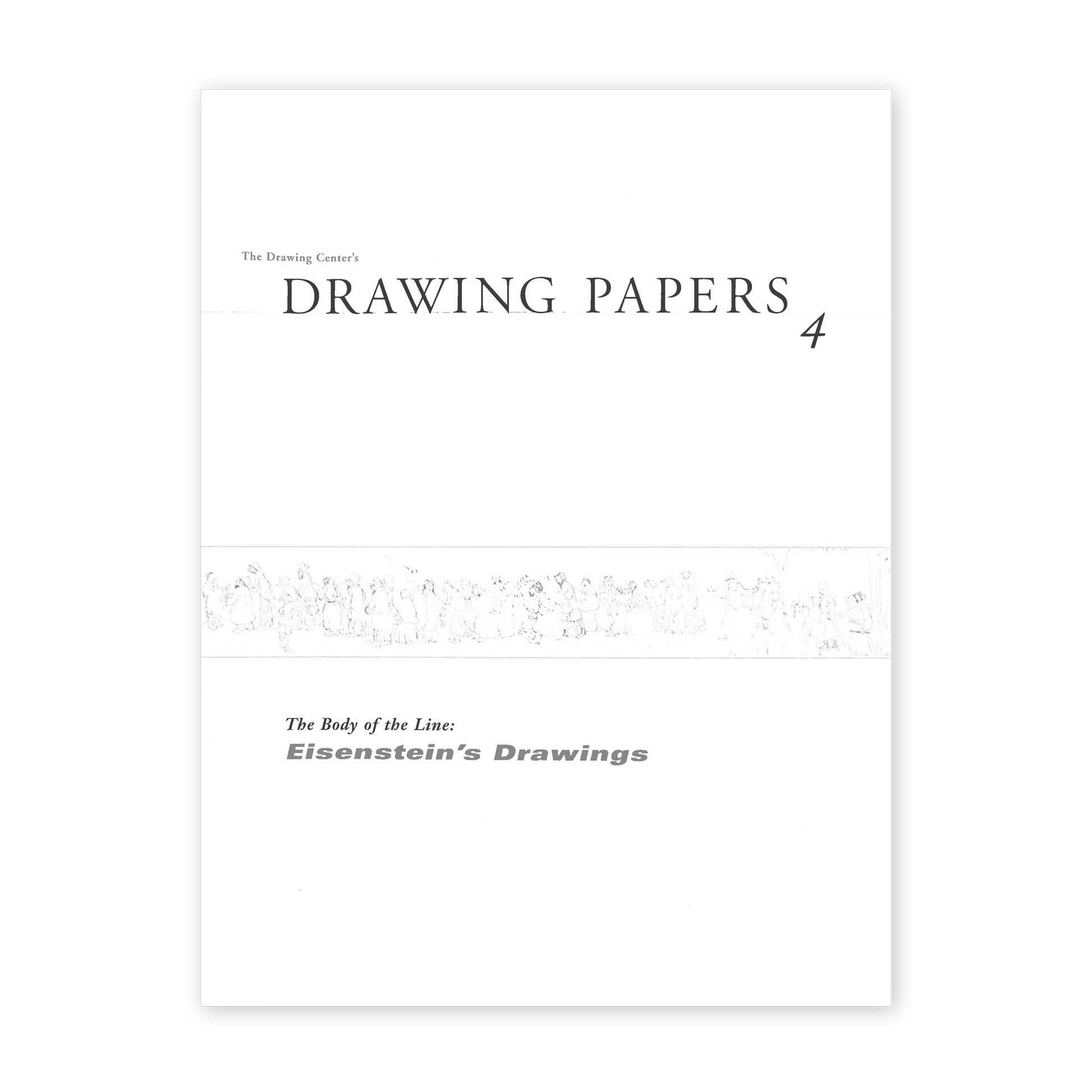 Front cover for "The Body of the Line: Eisenstein's Drawings"