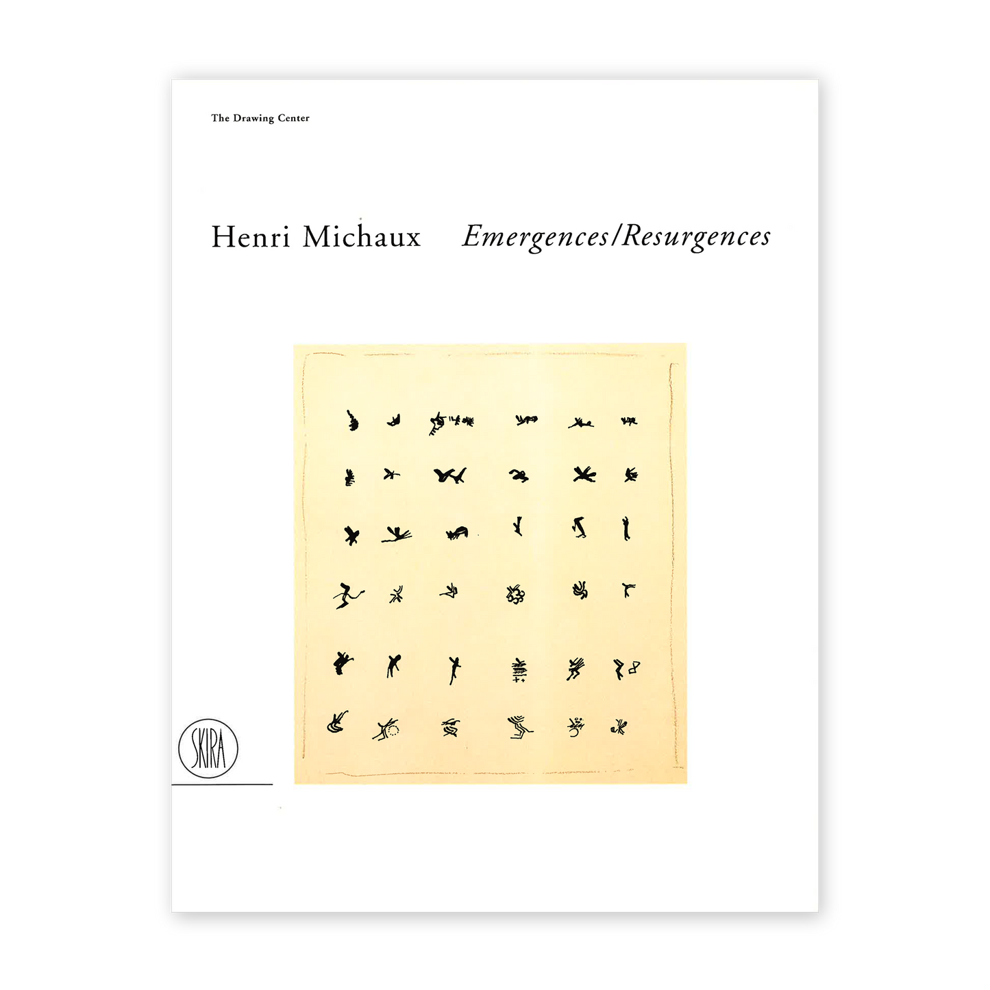 Front cover for "Henri Michaux: Emergences/ Resurgences"