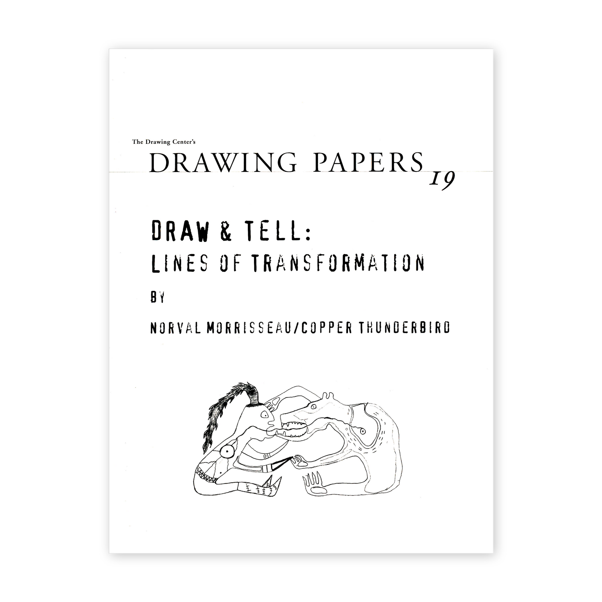 Front cover for "Draw and Tell: Lines of Transformation"