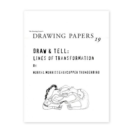 Front cover for "Draw and Tell: Lines of Transformation"