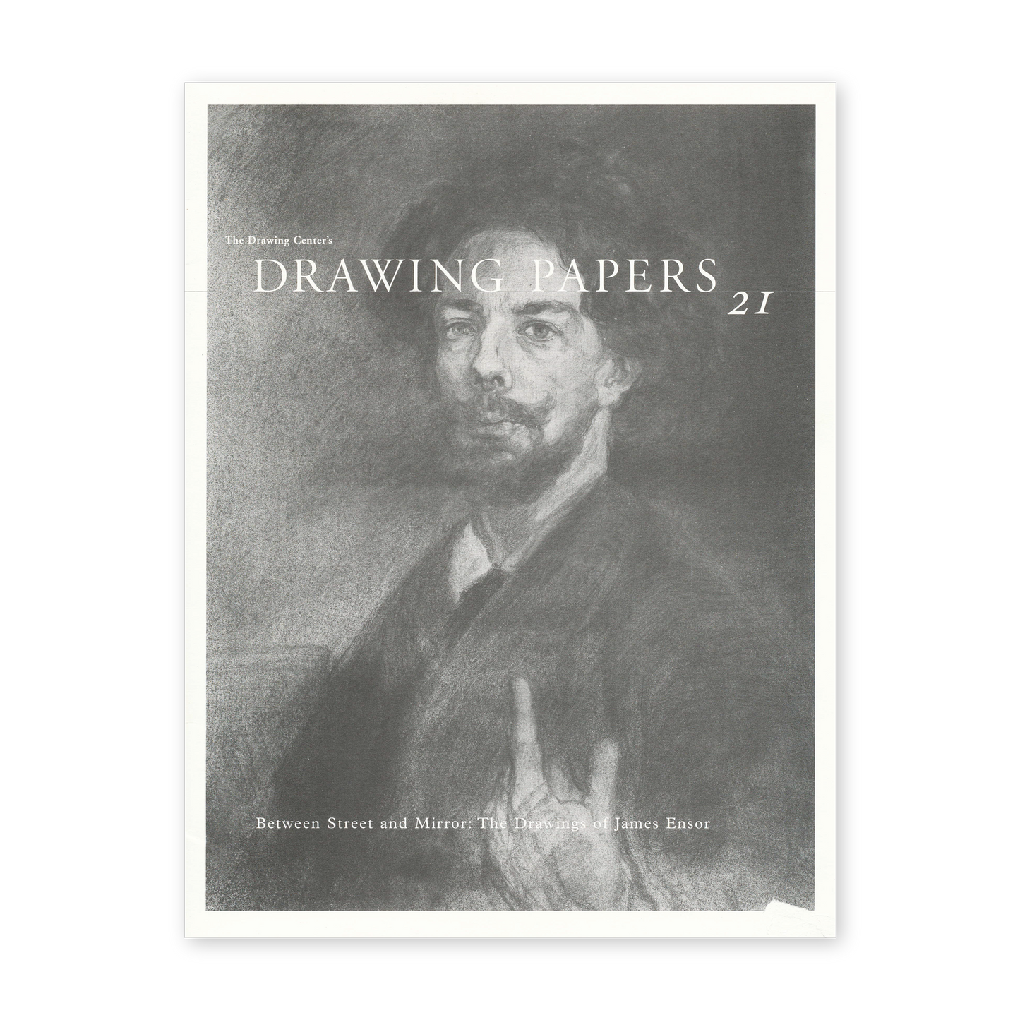 Front cover for "Between Street and Mirror: The Drawings of James Ensor"