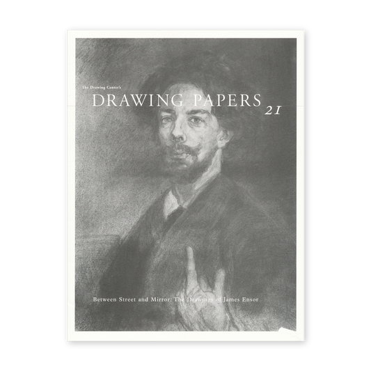 Front cover for "Between Street and Mirror: The Drawings of James Ensor"
