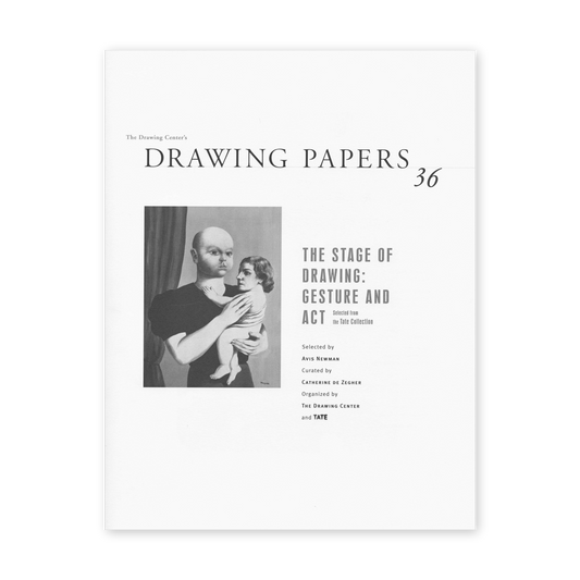 Front cover for "The Stage of Drawing: Gesture and Act"