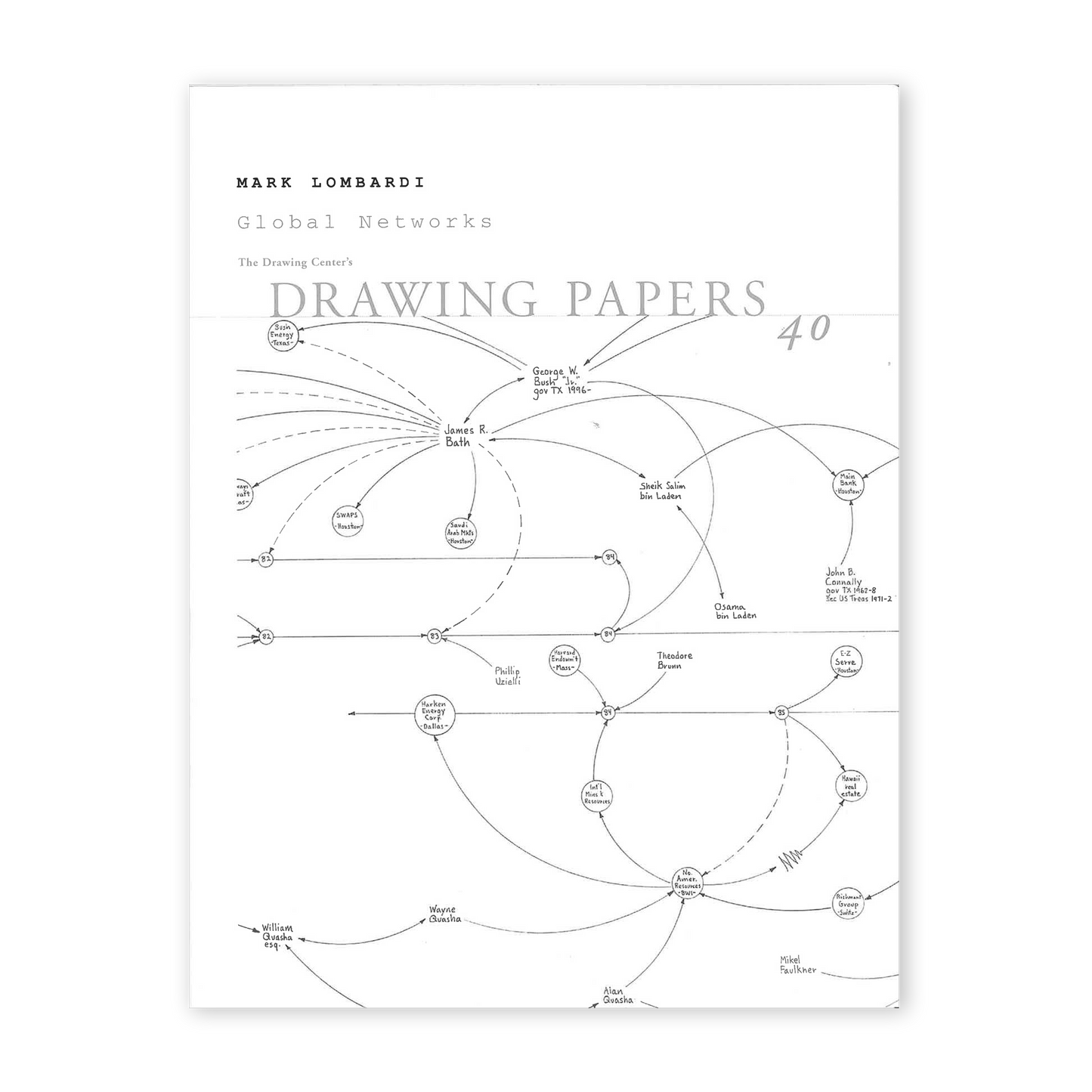 Front cover for "Mark Lombardi: Global Connections"