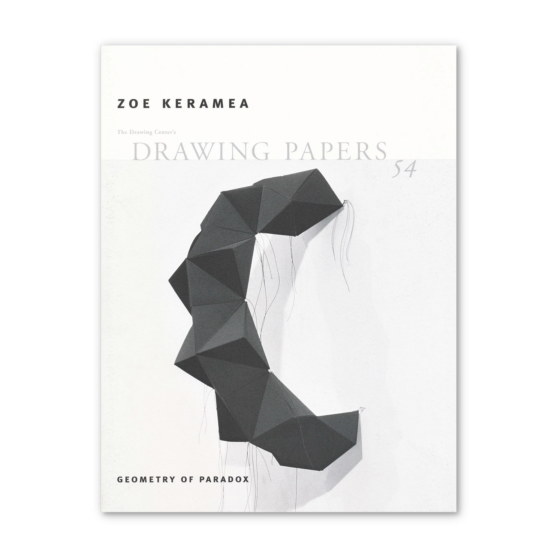 Front page for "Zoe Keramea: Geometry of Paradox"