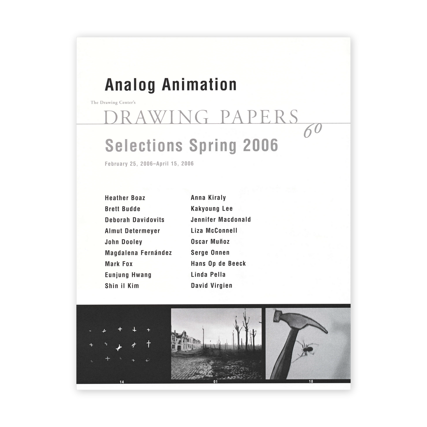 Front cover for "Analog Animation: Selections Spring 2006"
