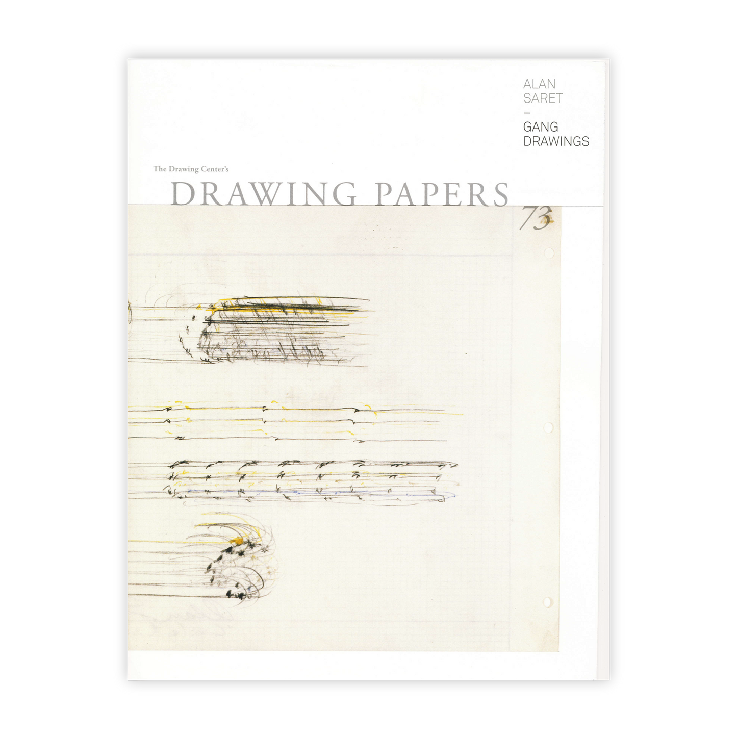 Front cover for "Alan Saret: Gang Drawings"