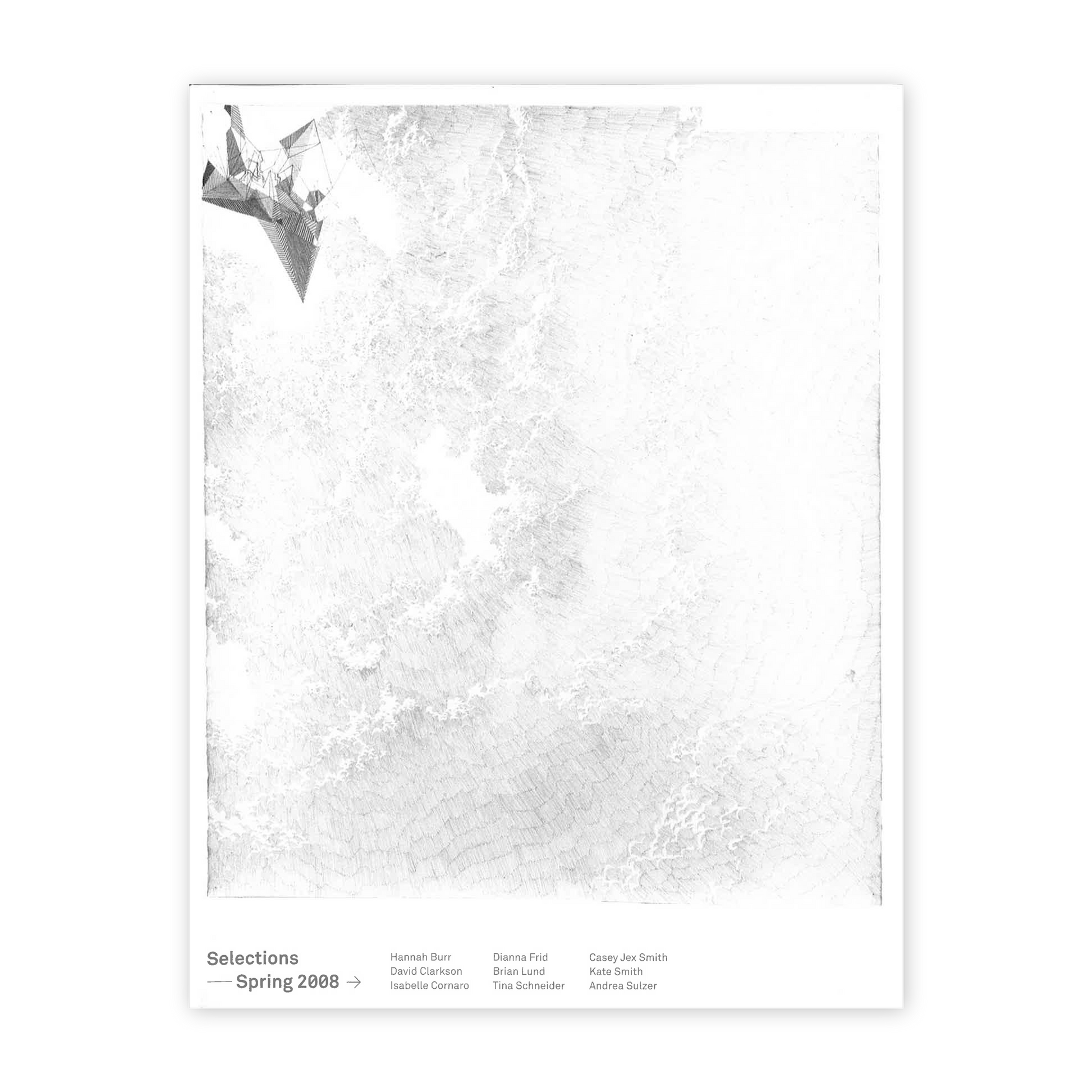 Front cover for "Selections Spring 2008"