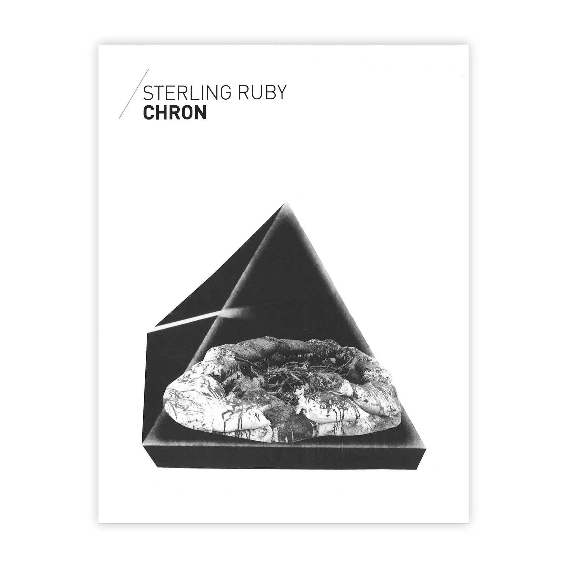Front cover for "Sterling Ruby: CHRON"