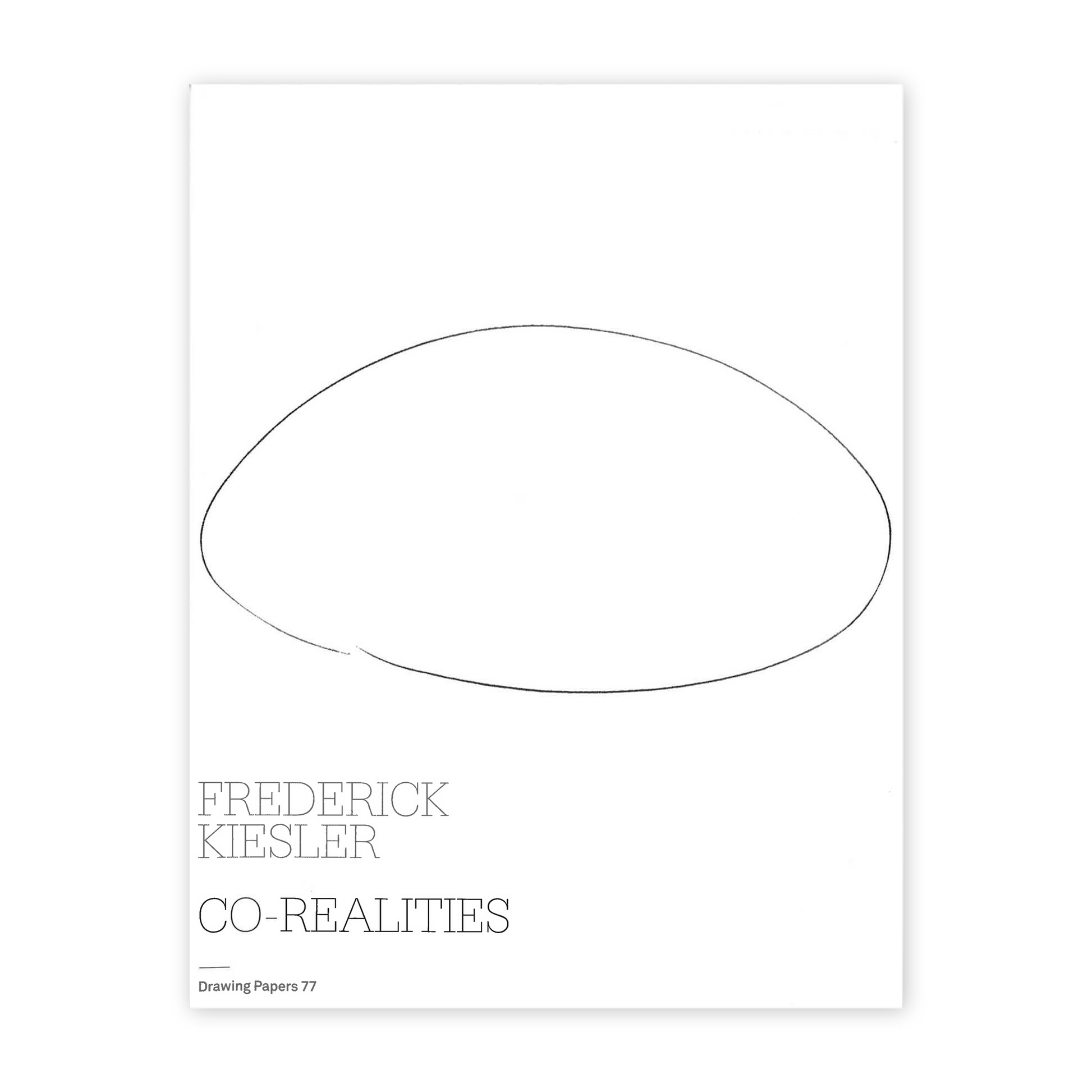 Front cover for "Frederick Kiesler: Co-Realities"