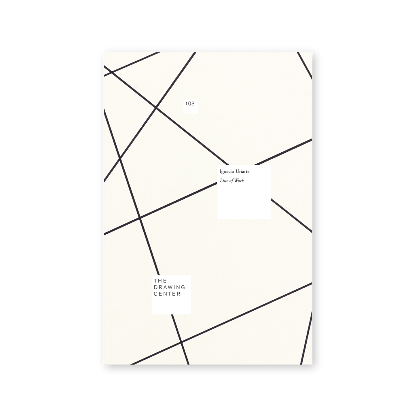 Front cover for "Ignacio Uriarte: Line of Work"