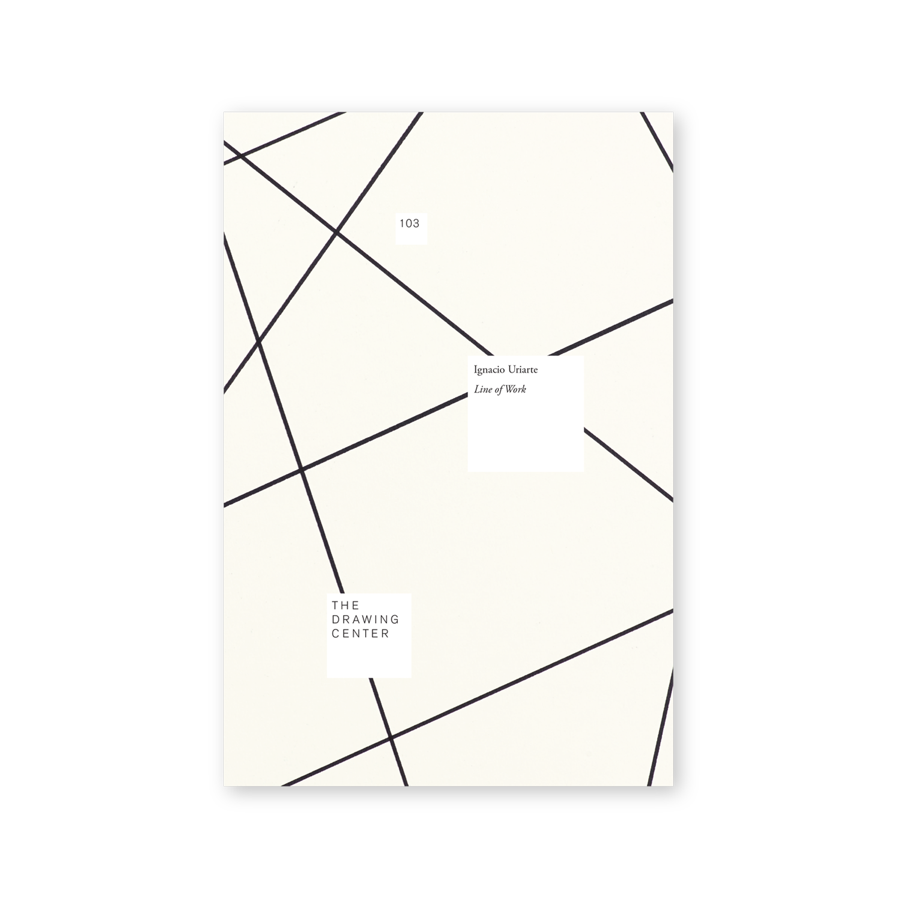 Front cover for "Ignacio Uriarte: Line of Work"