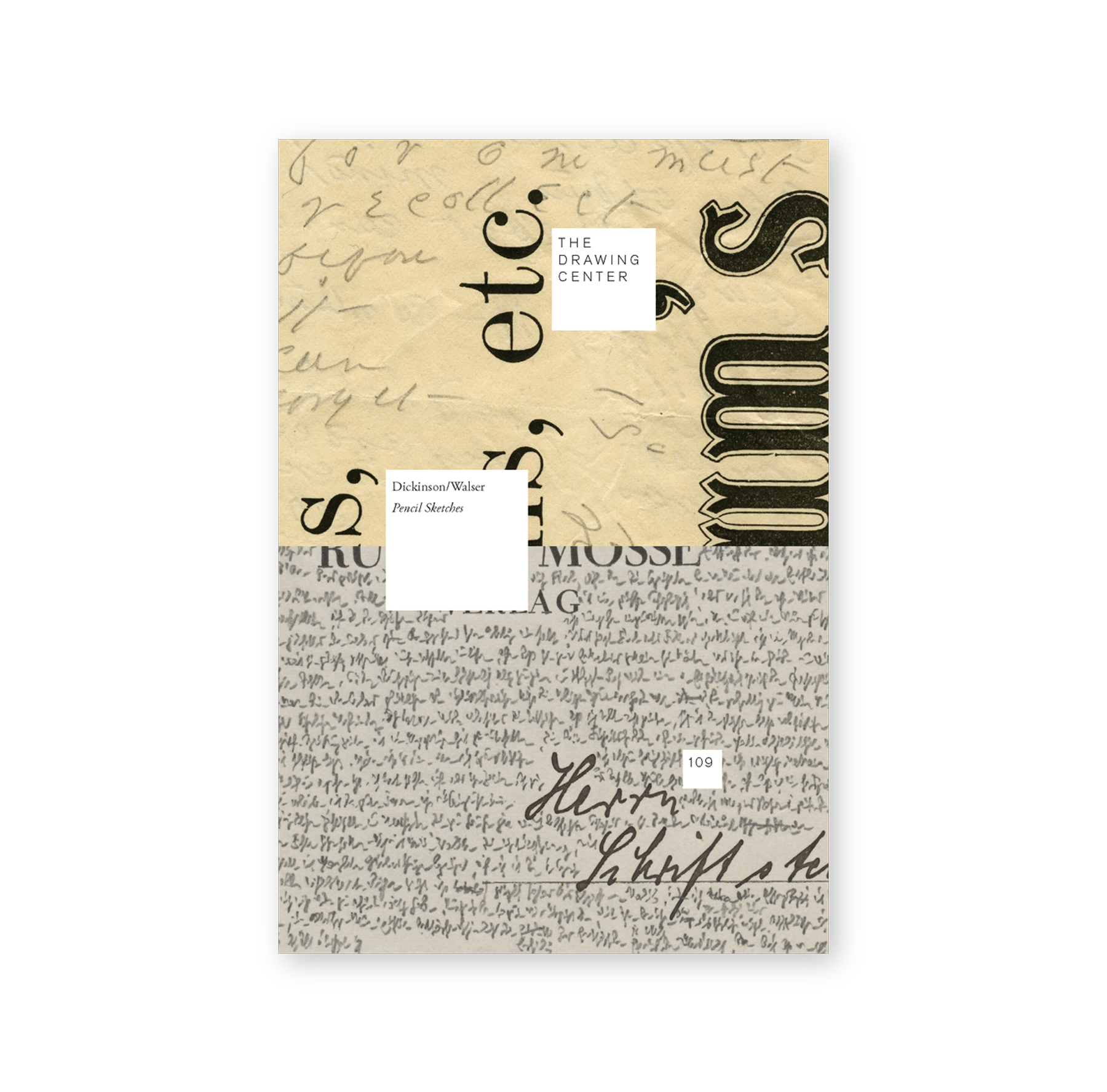 Front cover for "Dickinson/Walser: Pencil Sketches"