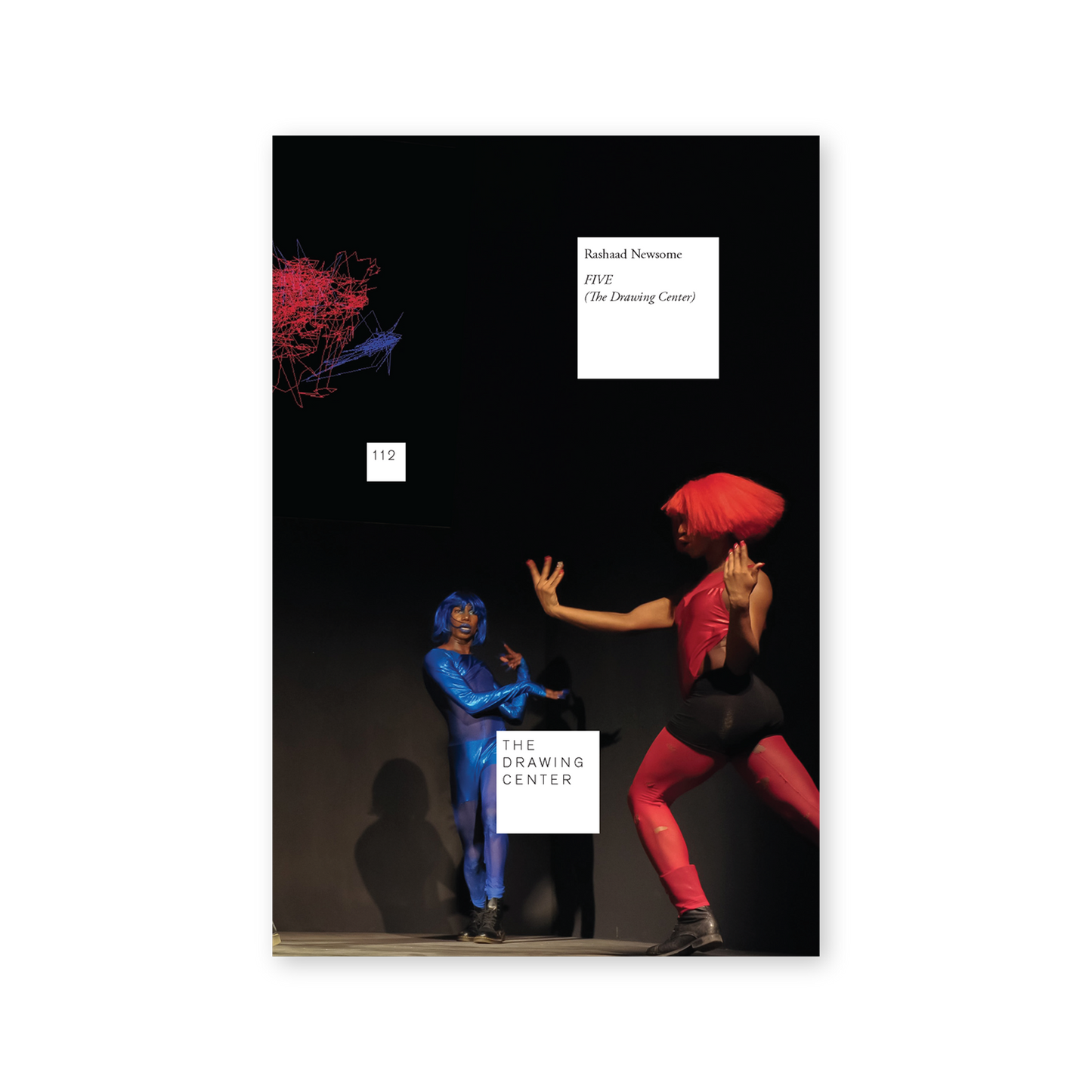 Front cover for "Rashaad Newsome: FIVE (The Drawing Center)"