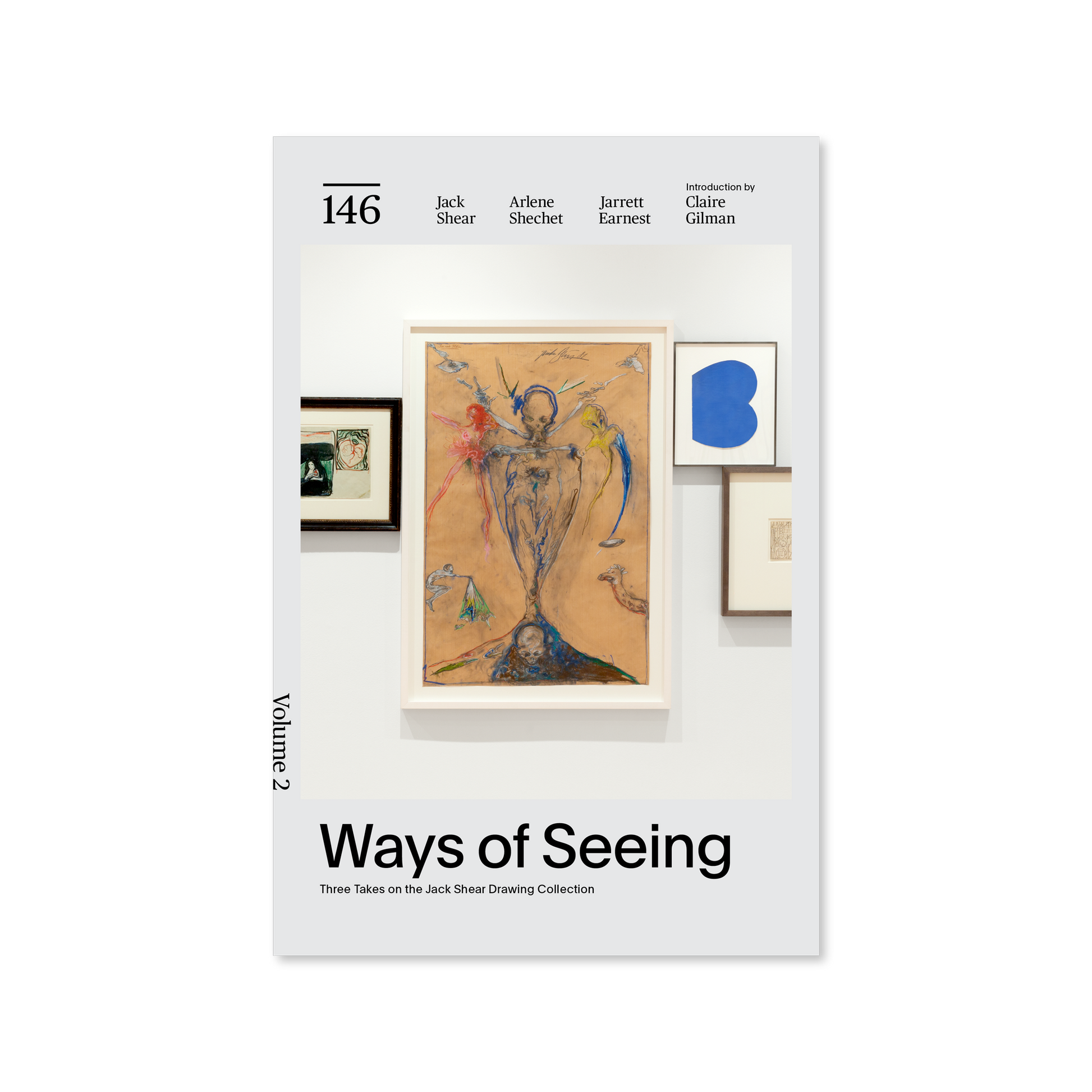 Front cover for "Ways of Seeing: Three Takes on the Jack Shear Drawing Collection"