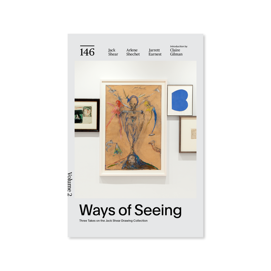 Front cover for "Ways of Seeing: Three Takes on the Jack Shear Drawing Collection"