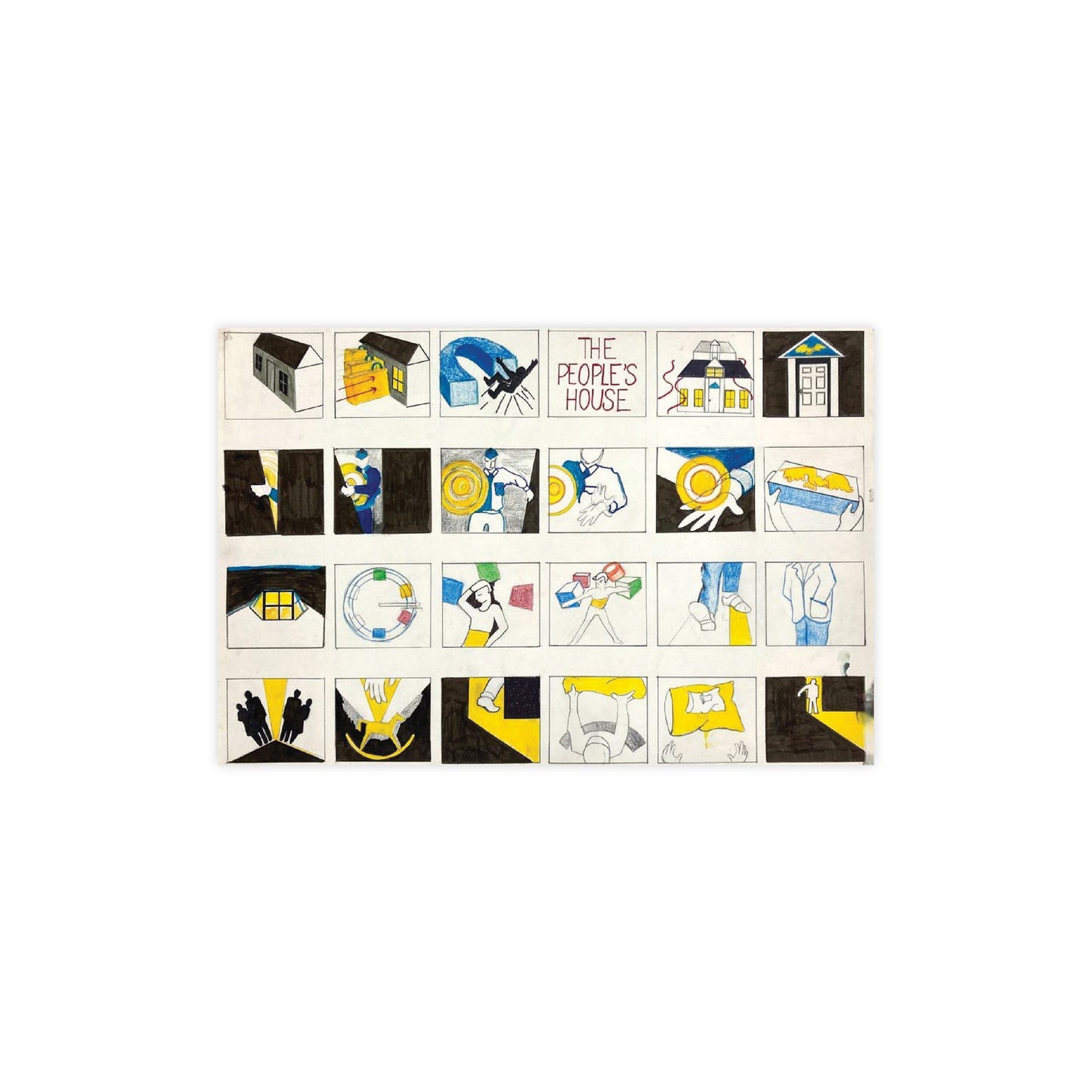 Ericka Beckman Out of Hand Storyboard Postcard