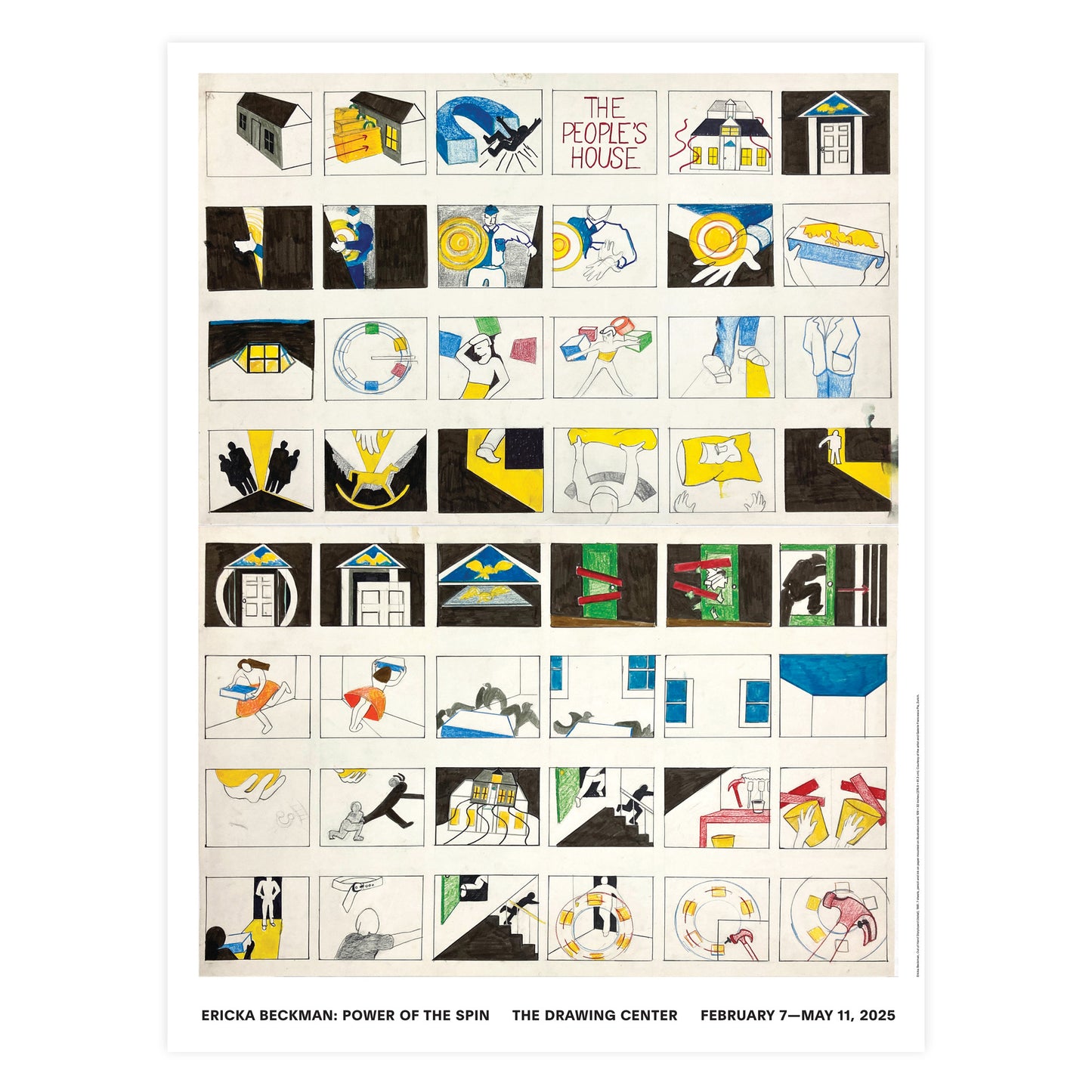 Ericka Beckman Out of Hand Storyboard Poster