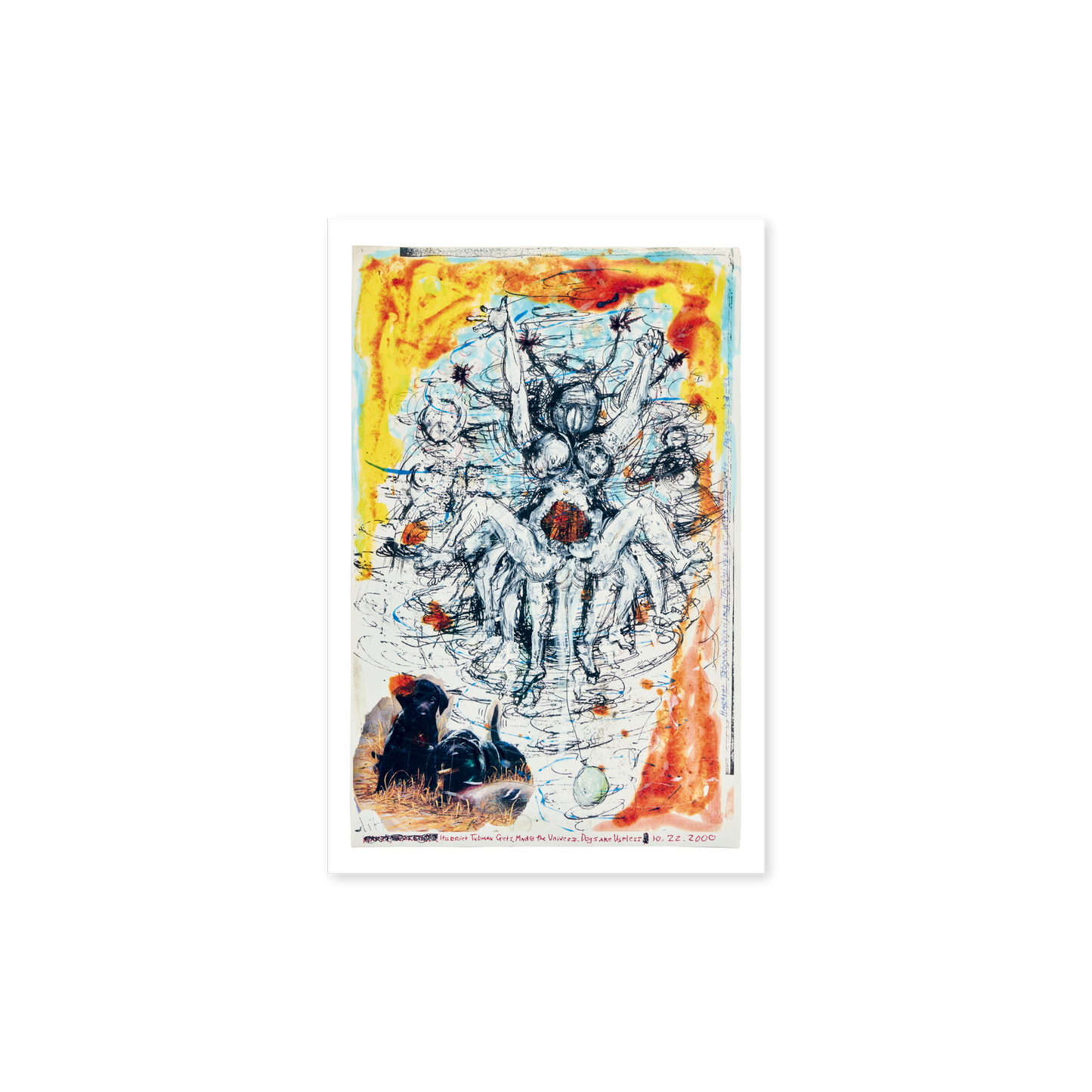 Pope.L Postcard - Title unknown, 2000