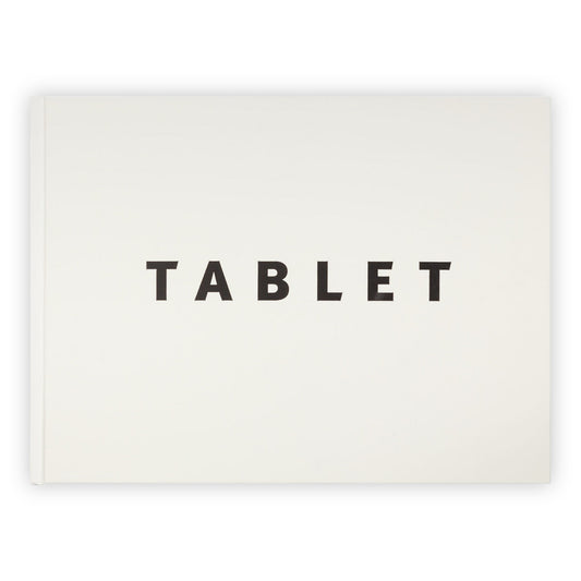 The front cover for "TABLET" by Ellsworth Kelly. 