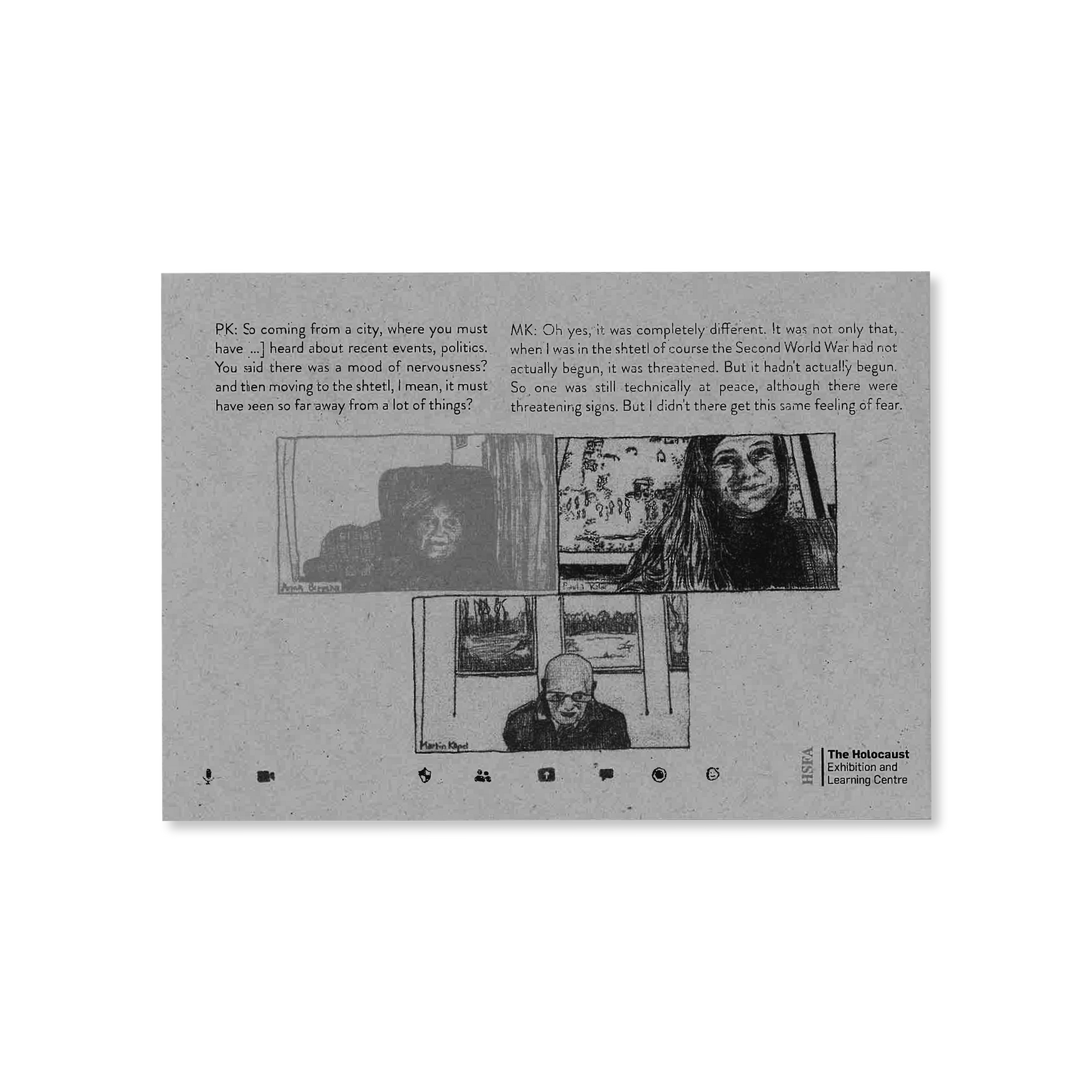Inside images from "There Are Glimpses Zine"