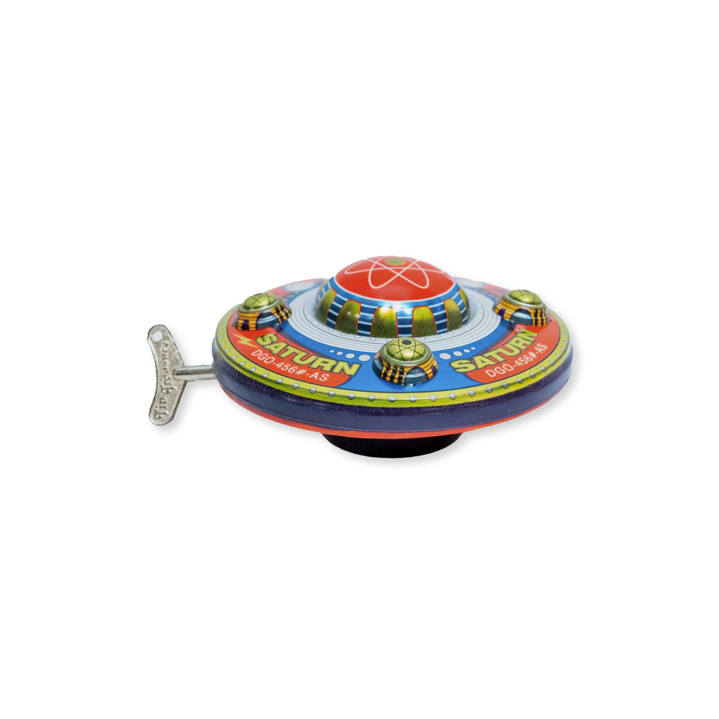 Saturn Ufo Wind Up Tin Toy