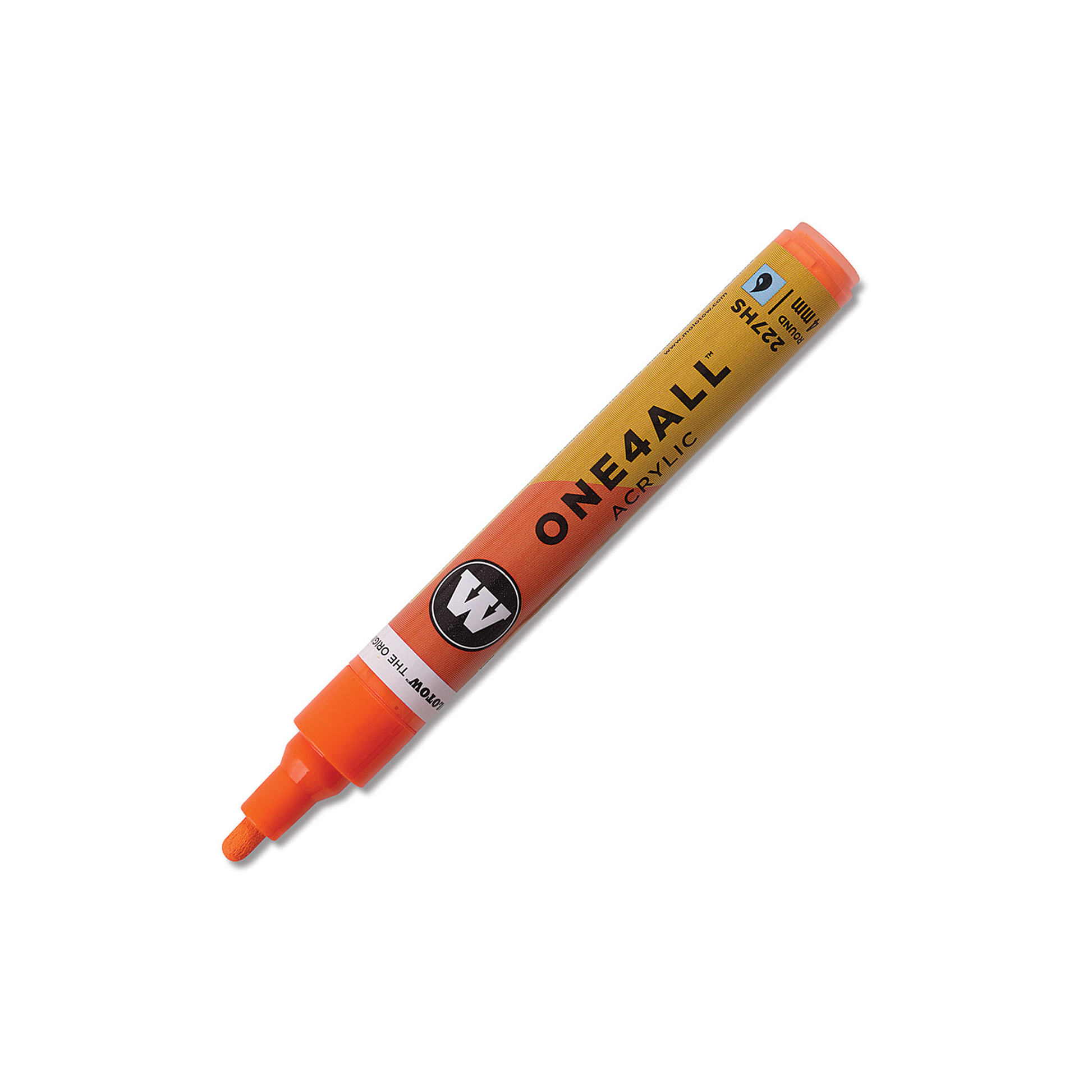 The orange Molotow 127HS Marker