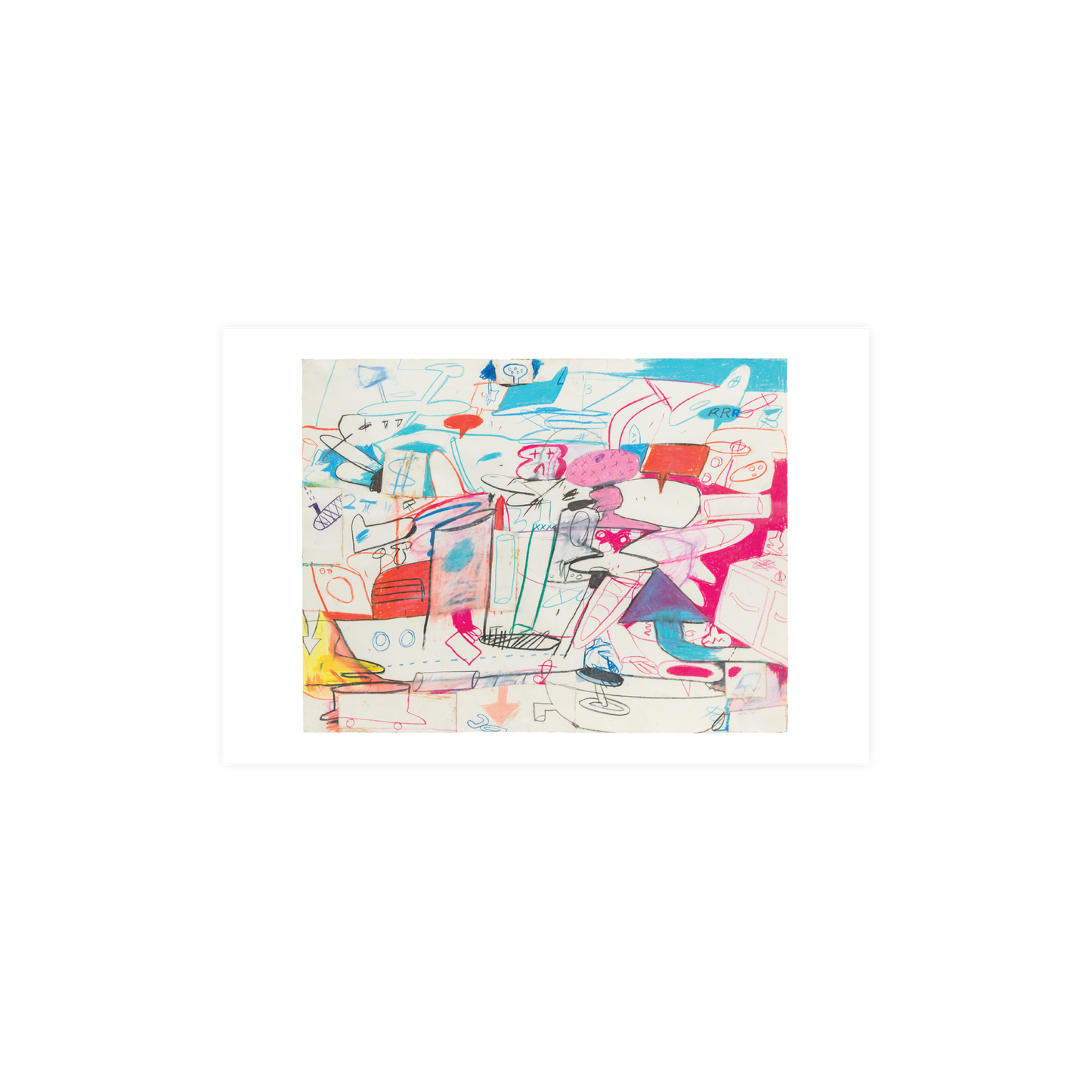 Peter Saul Postcard