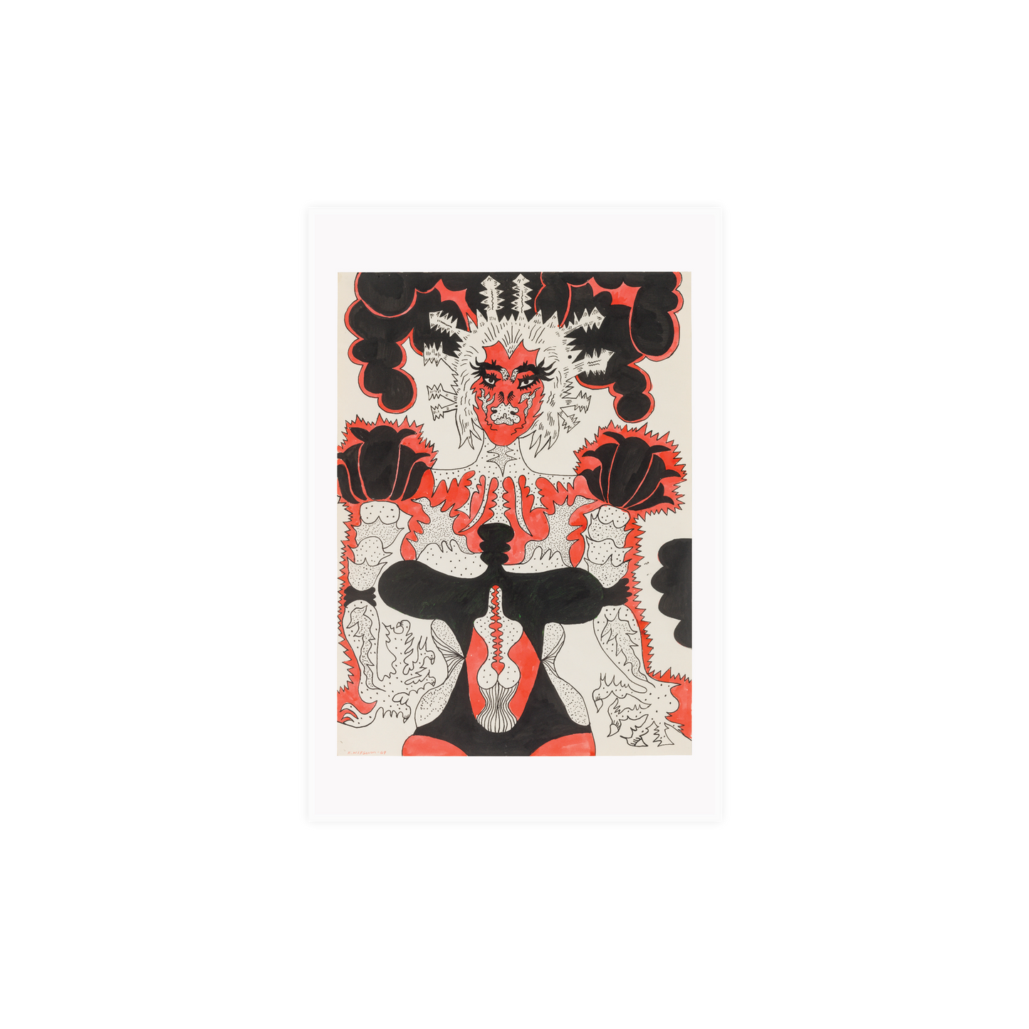 Karl Wirsum Postcard
