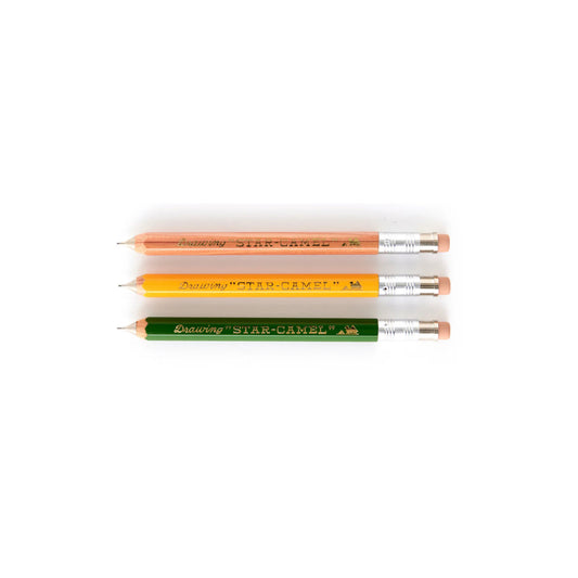 Camel Wooden Mechanical Pencil Half Size